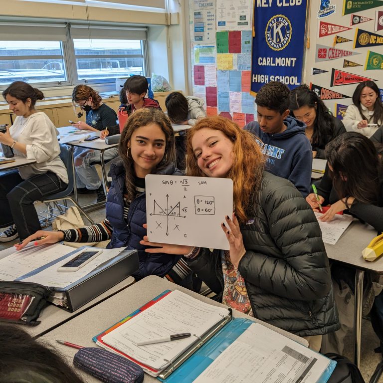 Math department whiteboards