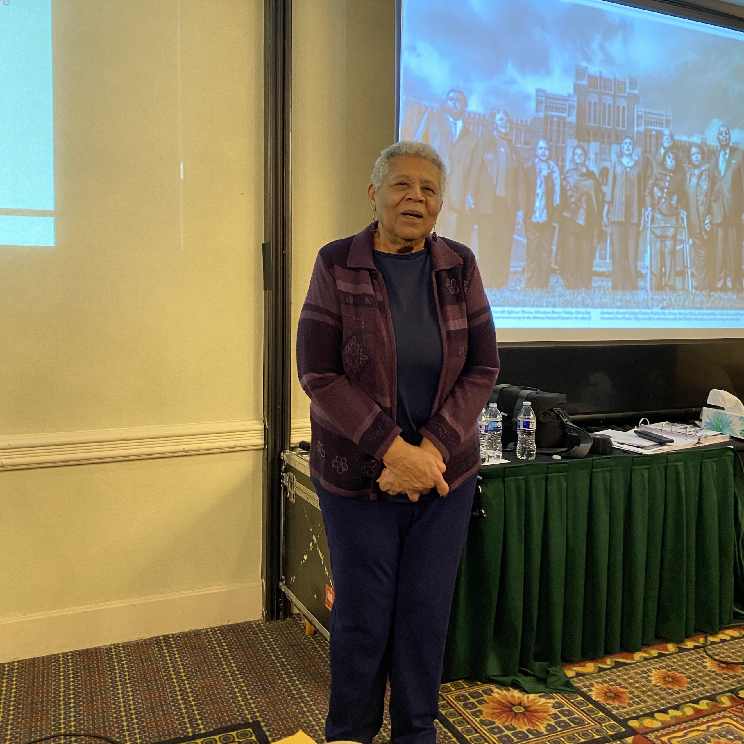 Little Rock Nine speaker in Sojourn to the Past - funded by CAF-PTSA mini grants