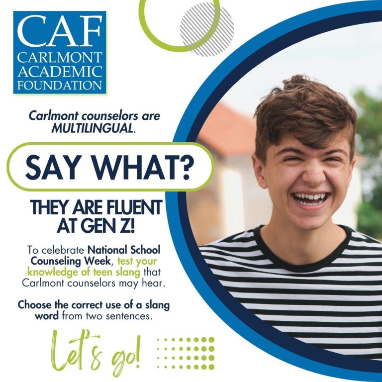 Carlmont Counselors speak Gen Z - a quiz
